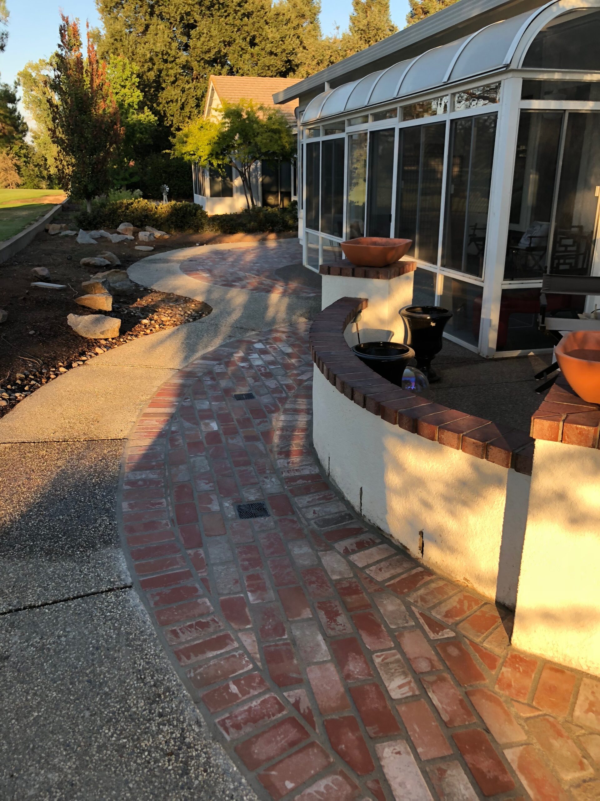 An image of finished concrete work in Laguna Niguel.