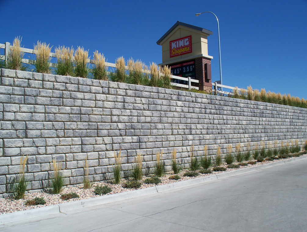 The photo shows the finished concrete work in Laguna Niguel.