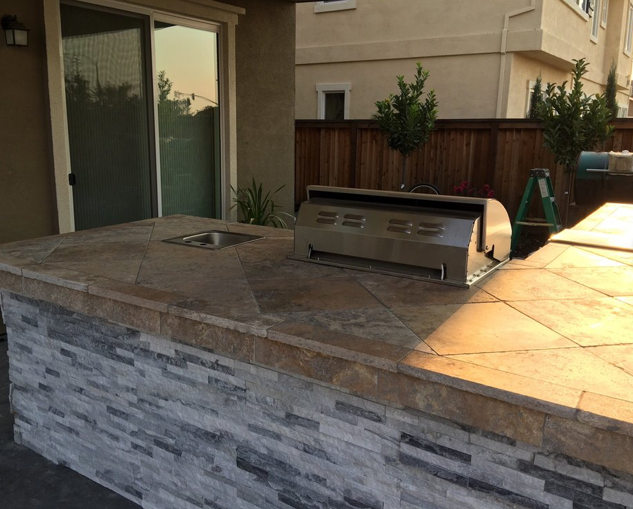 this picture shows concrete countertop laguna niguel