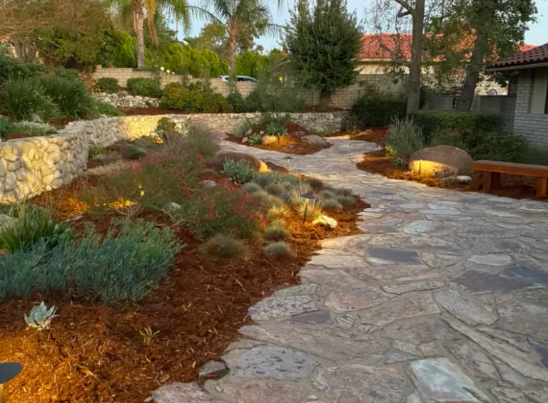 this image shows stone pavements in Laguna Niguel, California